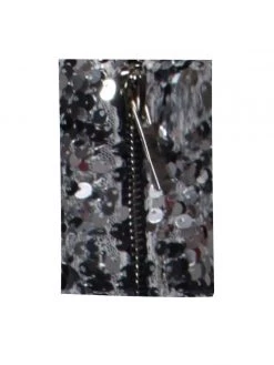 Miss Circle New In Skylynn Sequin Black One Sleeve Blazer Romper