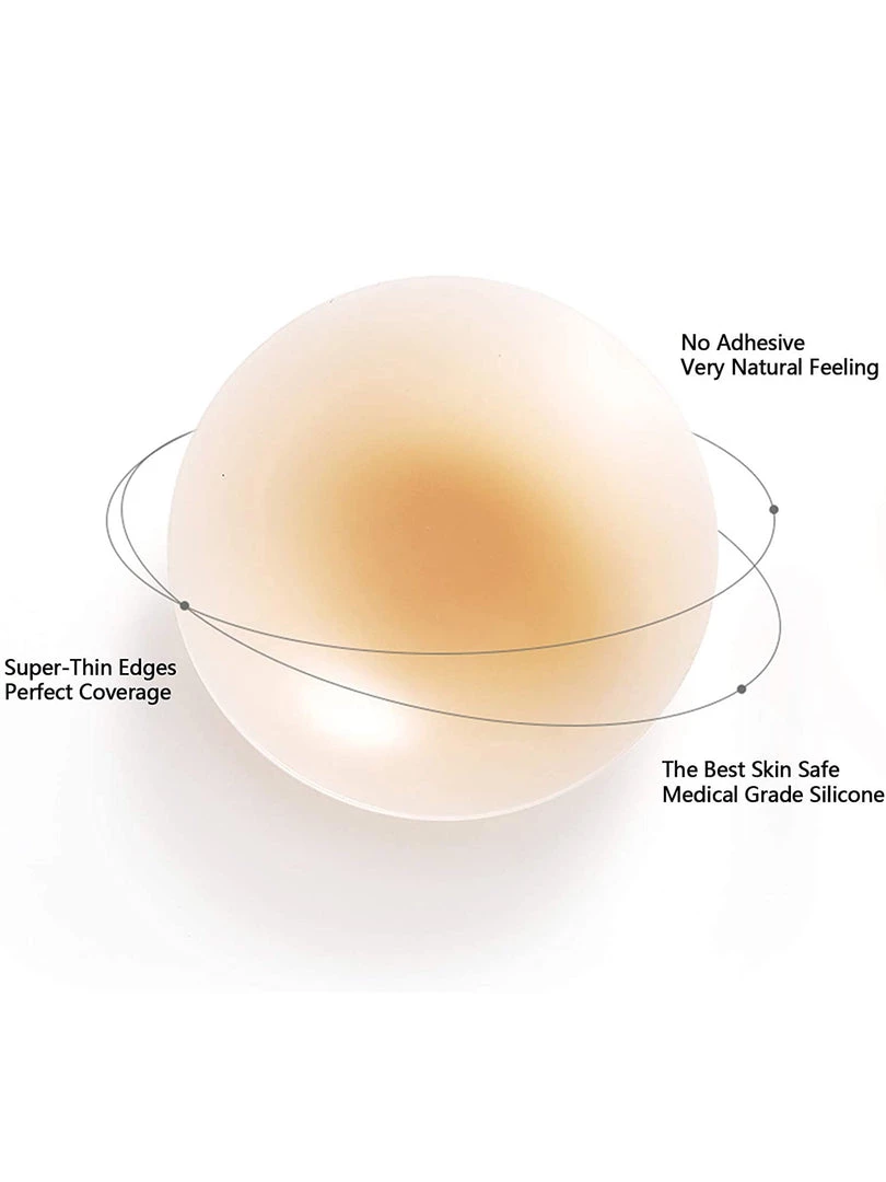 Miss Circle No Adhesive Silicone Reusable Nipple Covers